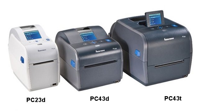 3 Printers: PC23d, PC43d, PC43t